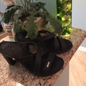 Black Crocs, size 8